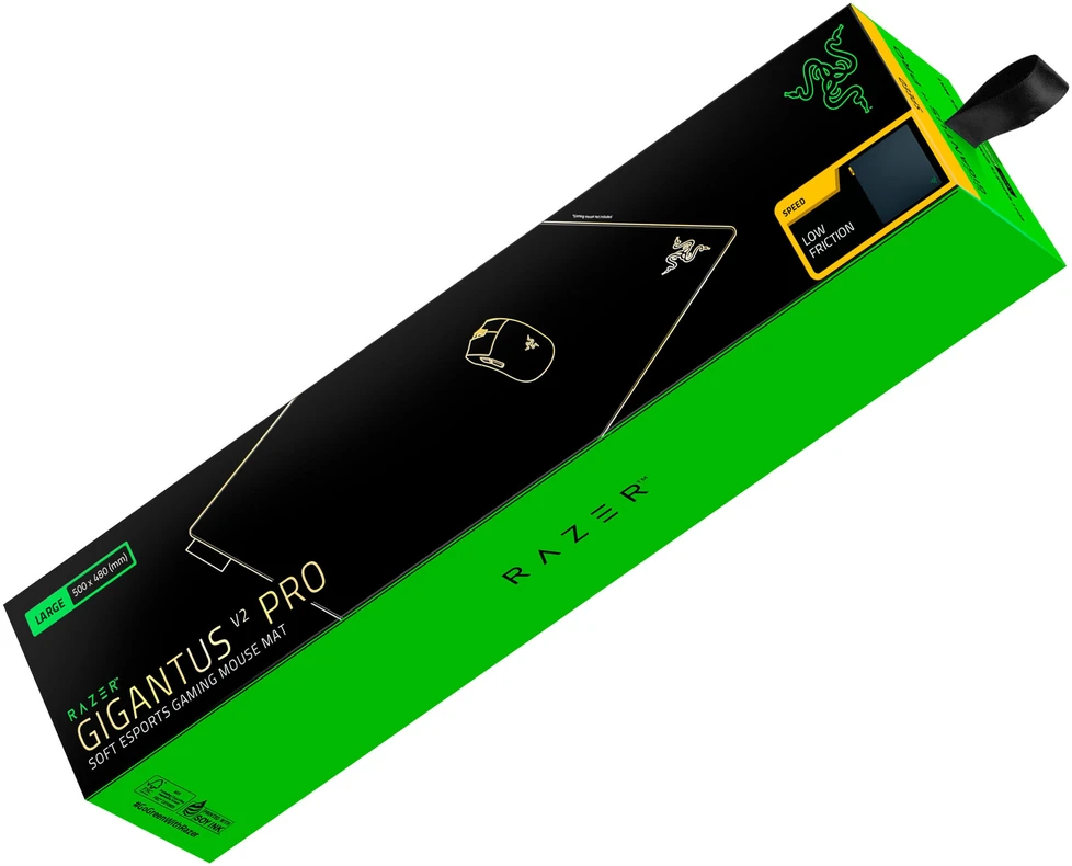 Razer Gigantus V2 Pro Pelės kilimėlis žaidimams, L – Speed