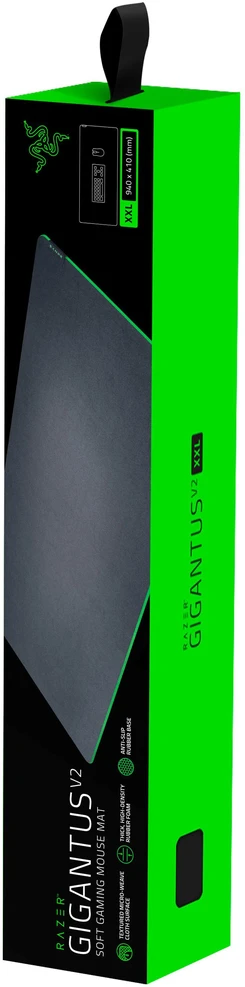 Razer Gigantus V2 Soft XXL Pelės kilimėlis žaidimams, Juodas