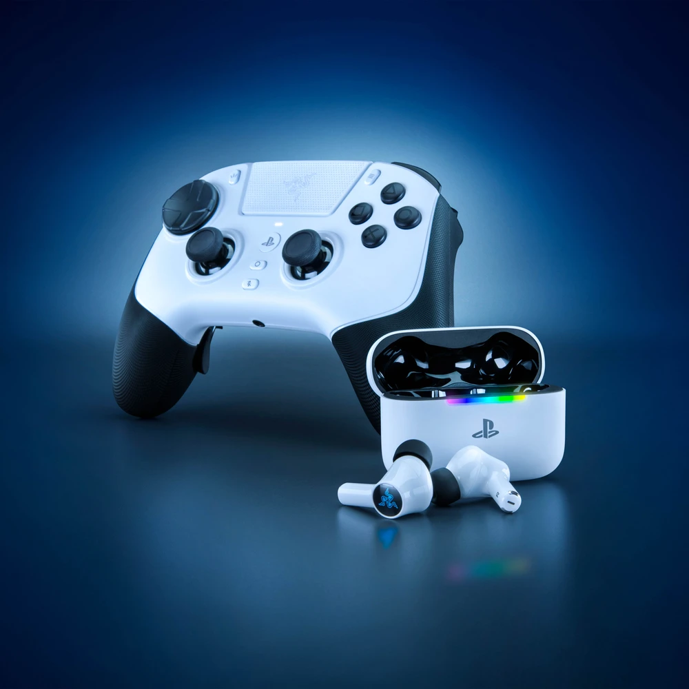 Ausinės Razer Hammerhead V3 X HyperSpeed skirta PlayStation, belaidės, ANC – juodas