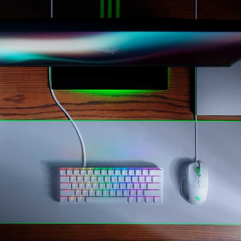 Klaviatūra Razer Huntsman Mini Mercury Redaguoti
