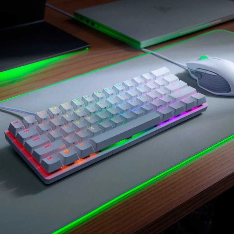 Klaviatūra Razer Huntsman Mini Mercury Redaguoti