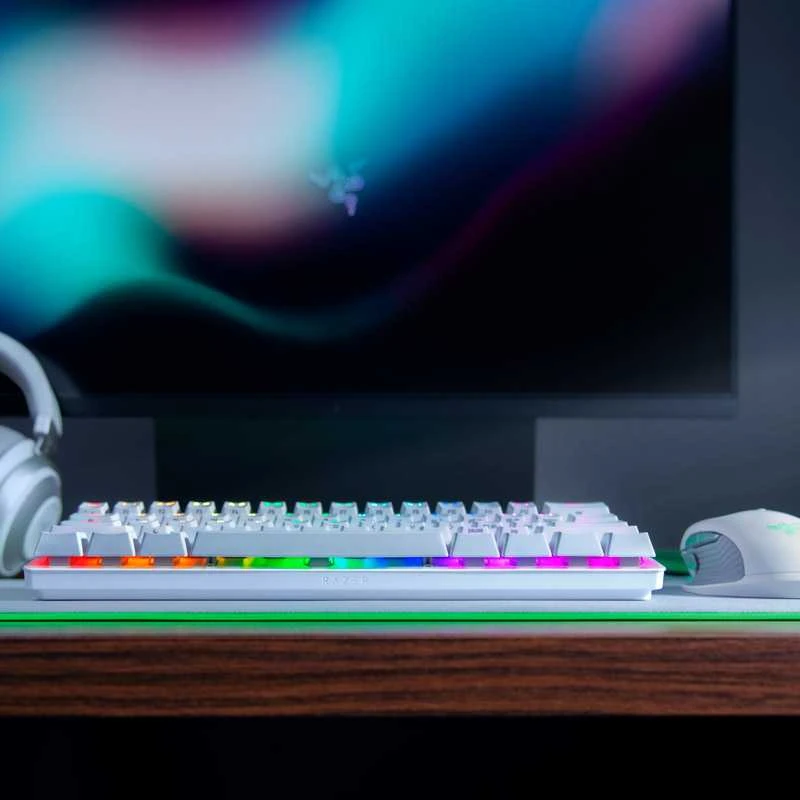 Klaviatūra Razer Huntsman Mini Mercury Redaguoti
