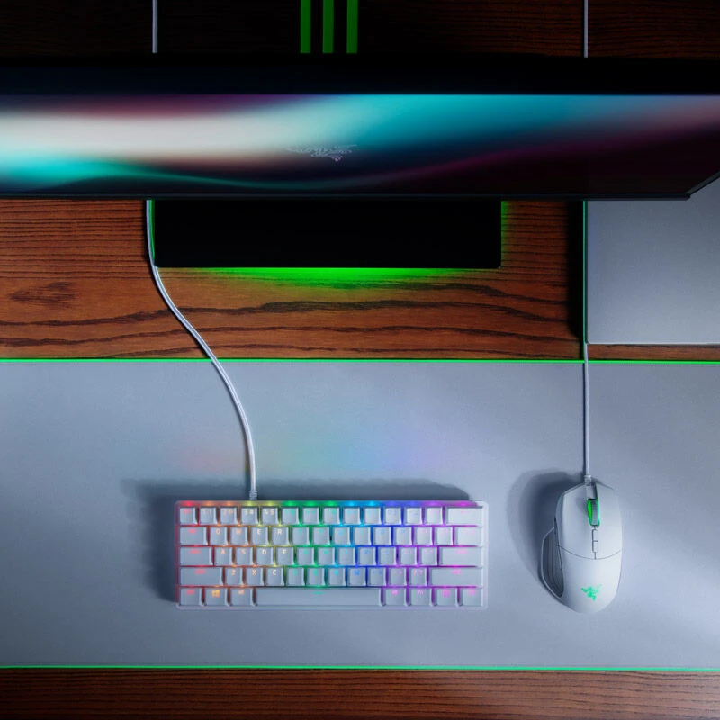 Klaviatūra Razer Huntsman Mini Mercury Redaguoti
