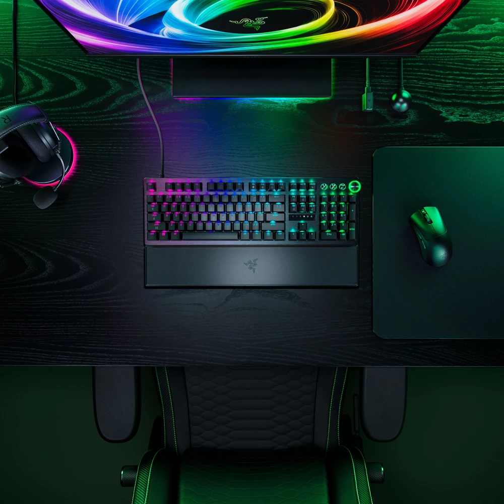 Klaviatūra Razer Huntsman V3 Pro 8KHz - German išdėstymas