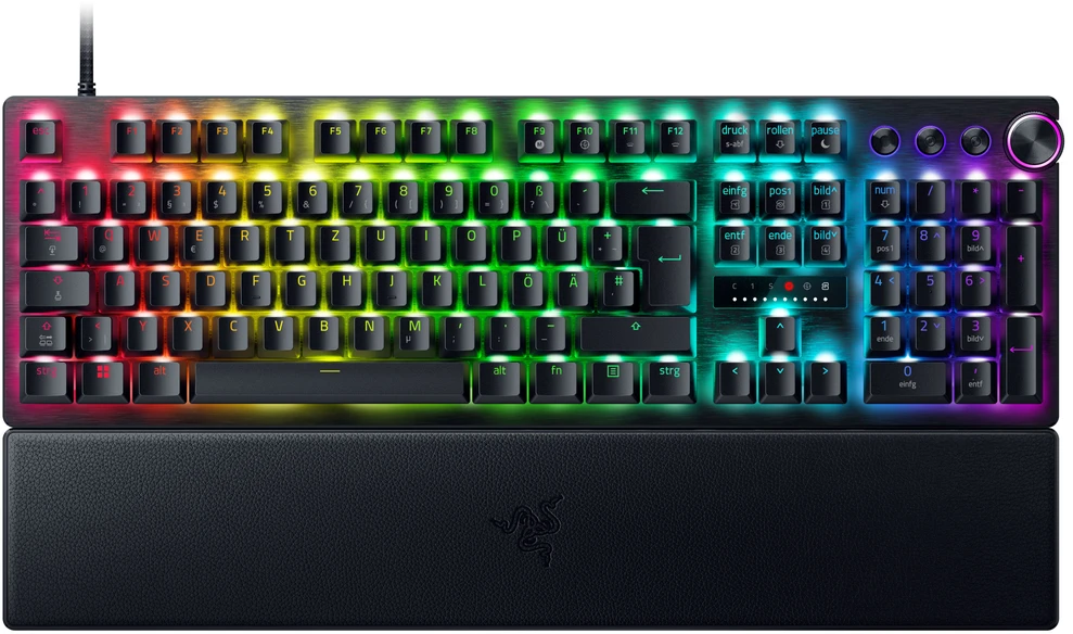 Klaviatūra Razer Huntsman V3 Pro 8KHz - German išdėstymas
