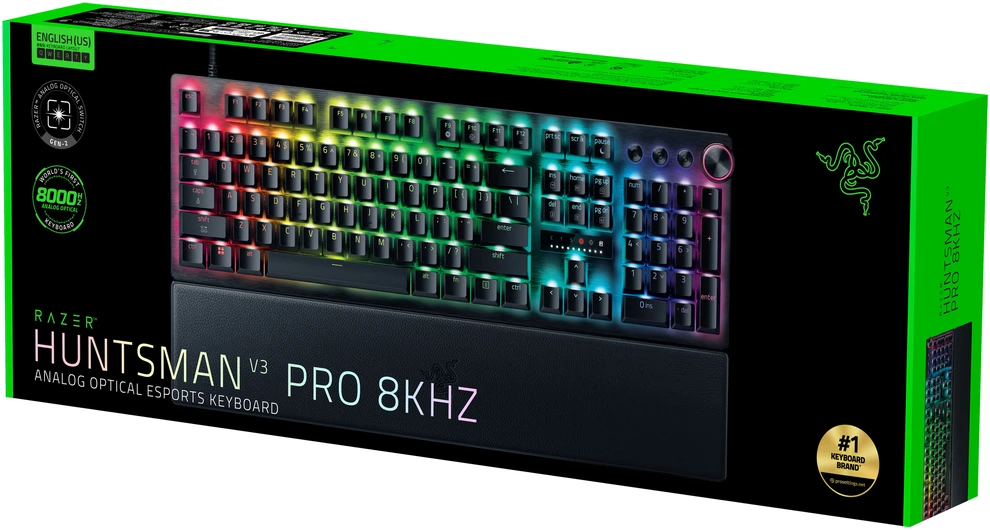 Klaviatūra Razer Huntsman V3 Pro 8KHz - German išdėstymas