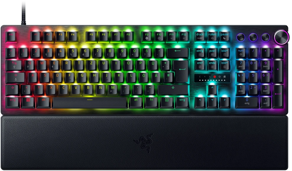 RAZER Huntsman V3 Pro Klaviatūra žaidimams su laidu, Mechanisch, Juodas