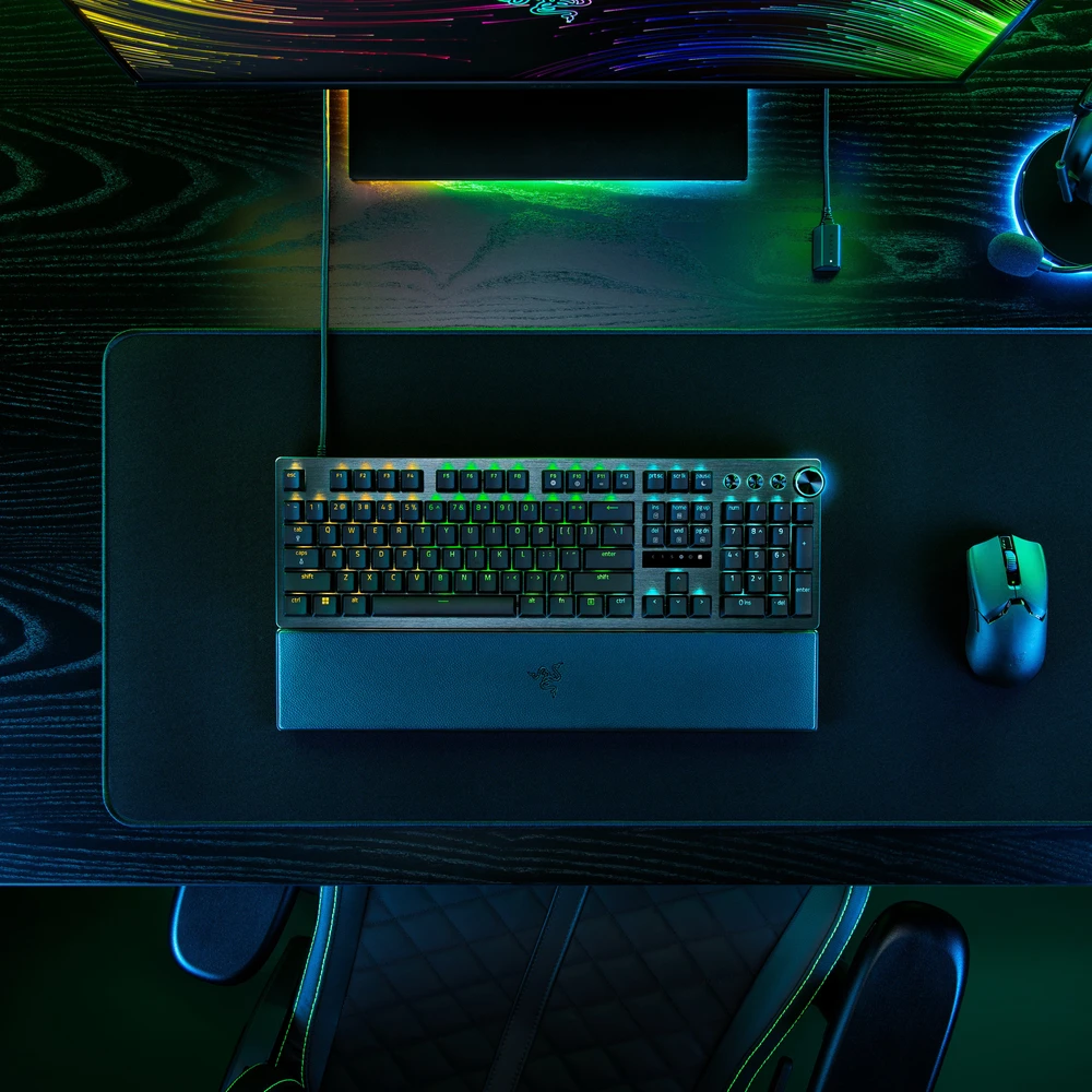 RAZER Huntsman V3 Pro Klaviatūra žaidimams su laidu, Mechanisch, Juodas