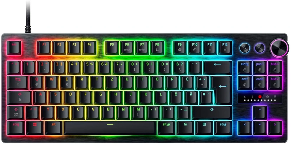Klaviatūra Razer Huntsman V3 Pro Low-profile Tenkeyless 8KHz - German išdėstymas