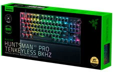 Klaviatūra Razer Huntsman V3 Pro Tenkeyless 8KHz Klaviatūra žaidimams, Analog Optical Gen 2 - ISO (DE), juoda (RZ03-05520400-R3G1)