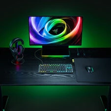 Razer Huntsman V3 Tenkeyless 8KHz žaidimų klaviatūra, RGB, analoginiai-optiniai jungikliai - juoda, ISO (DE)