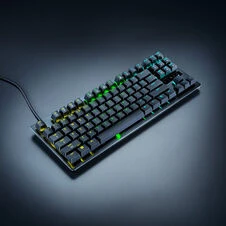 Razer Huntsman V3 Tenkeyless 8KHz žaidimų klaviatūra, RGB, analoginiai-optiniai jungikliai - juoda, ISO (DE)
