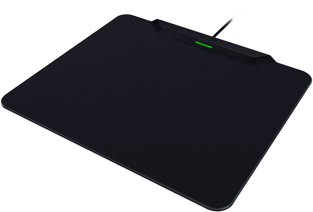 Razer | Wireless Charging Pelės kilimėlis žaidimams and Puck, Hard Edition | HyperFlux V2 Wireless Charging System | Pelės kilimėlis žaidimams | 360 x 311 mm | Juodas