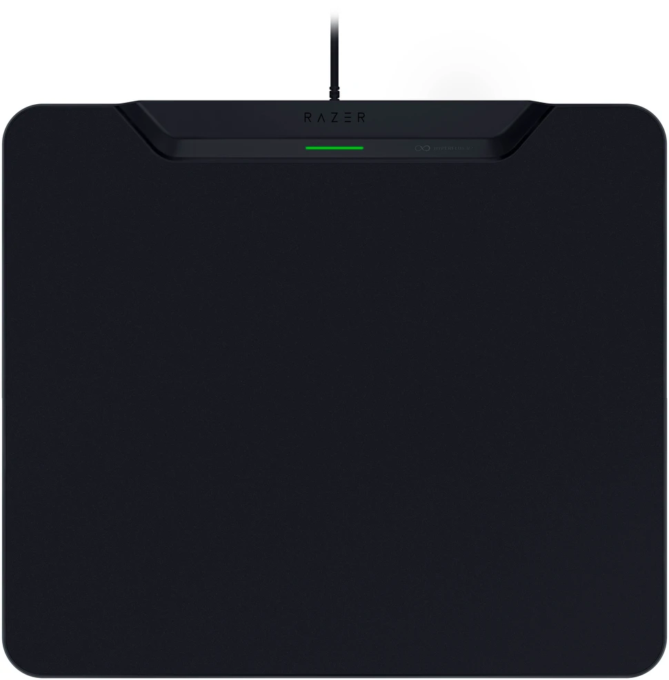 Razer | Wireless Charging Pelės kilimėlis žaidimams and Puck, Hard Edition | HyperFlux V2 Wireless Charging System | Pelės kilimėlis žaidimams | 360 x 311 mm | Juodas