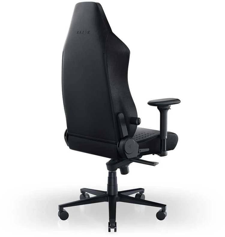 Razer žaidimų kėdė su juosmens atrama Iskur V2 EPU Leather, Aliuminio | Juodas