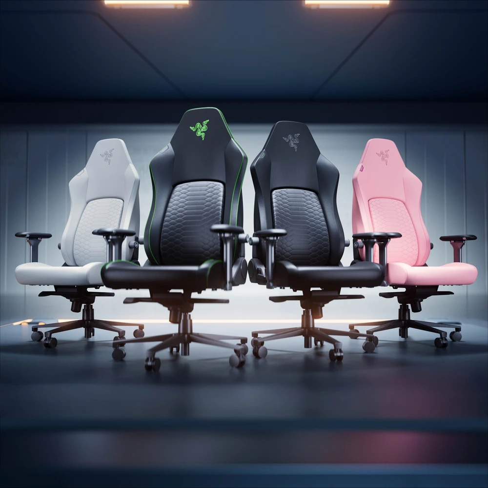 Razer Iskur V2 NewGen Quartz