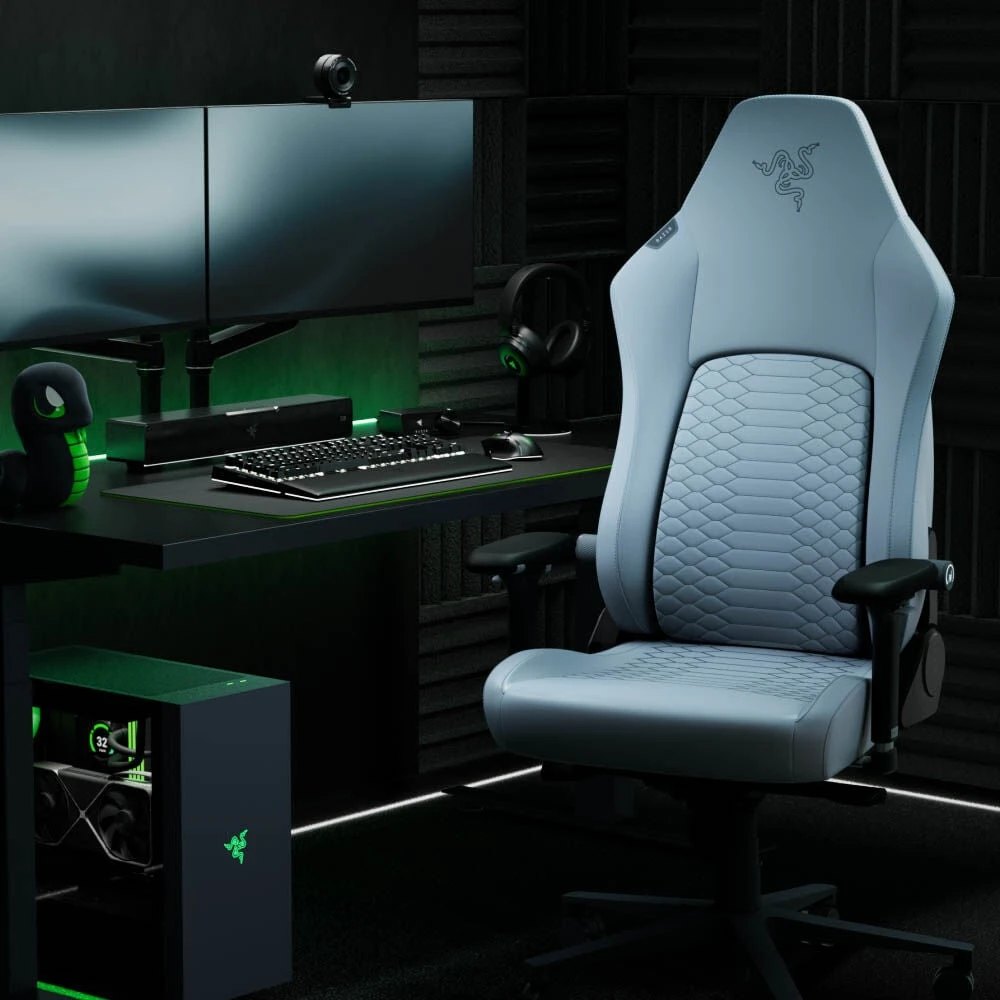 Razer Iskur V2 NewGen Light Gray