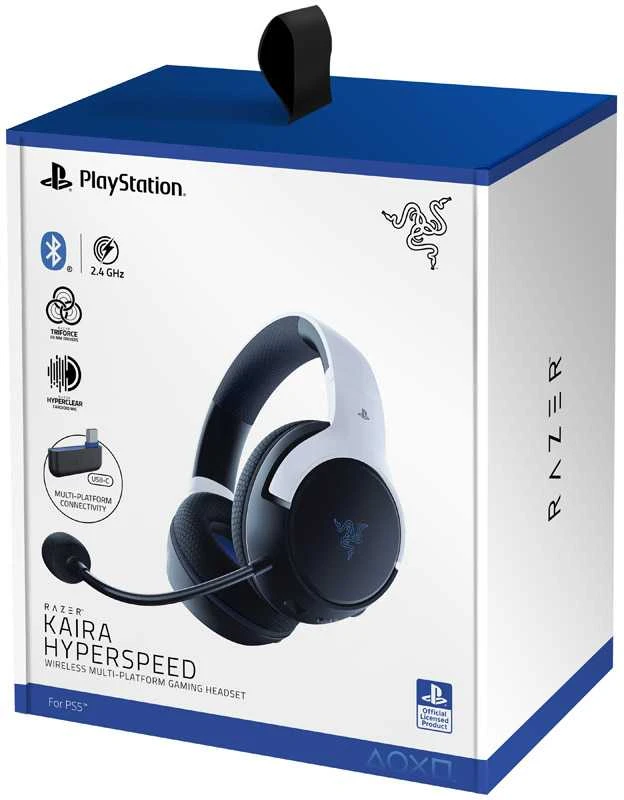 Razer | Ausinės Žaidimams | Kaira HyperSpeed | Belaidės | Over-Ear | Belaidės