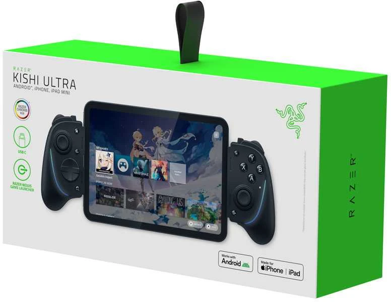 Razer | Žaidimų valdiklis, skirtas Android, iPhone ir iPad Mini | Kishi Ultra