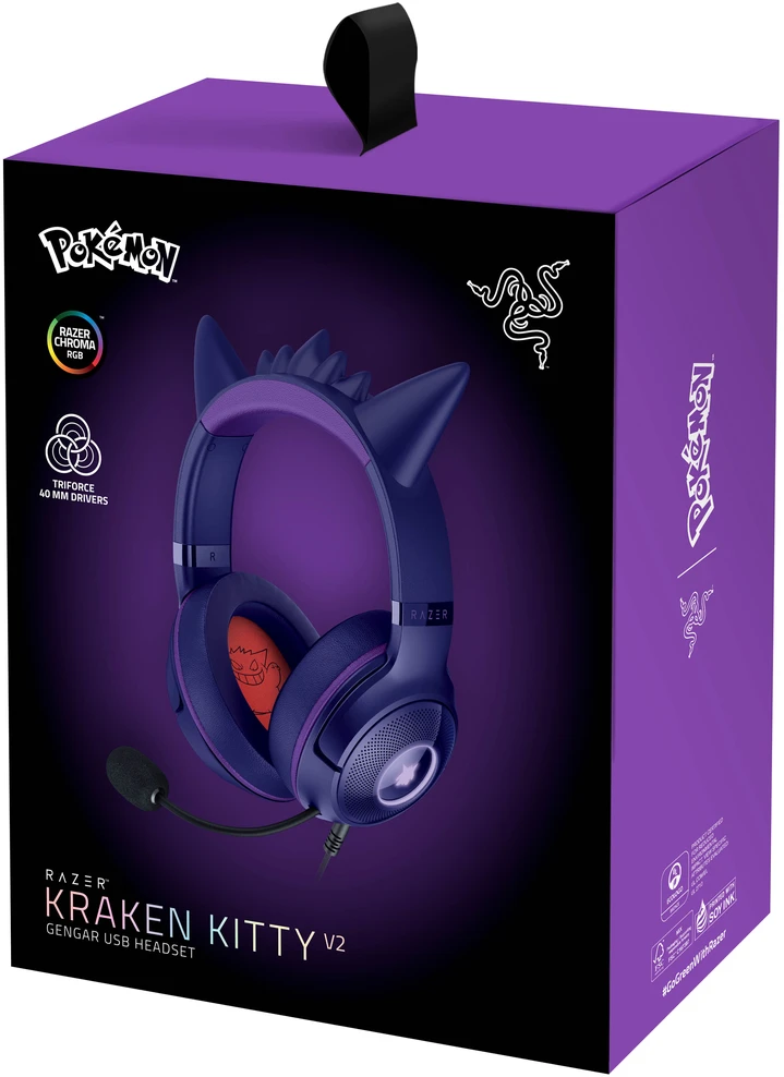 Razer | Ausinės | Kraken Kitty V2 | su laidu | Over-ear