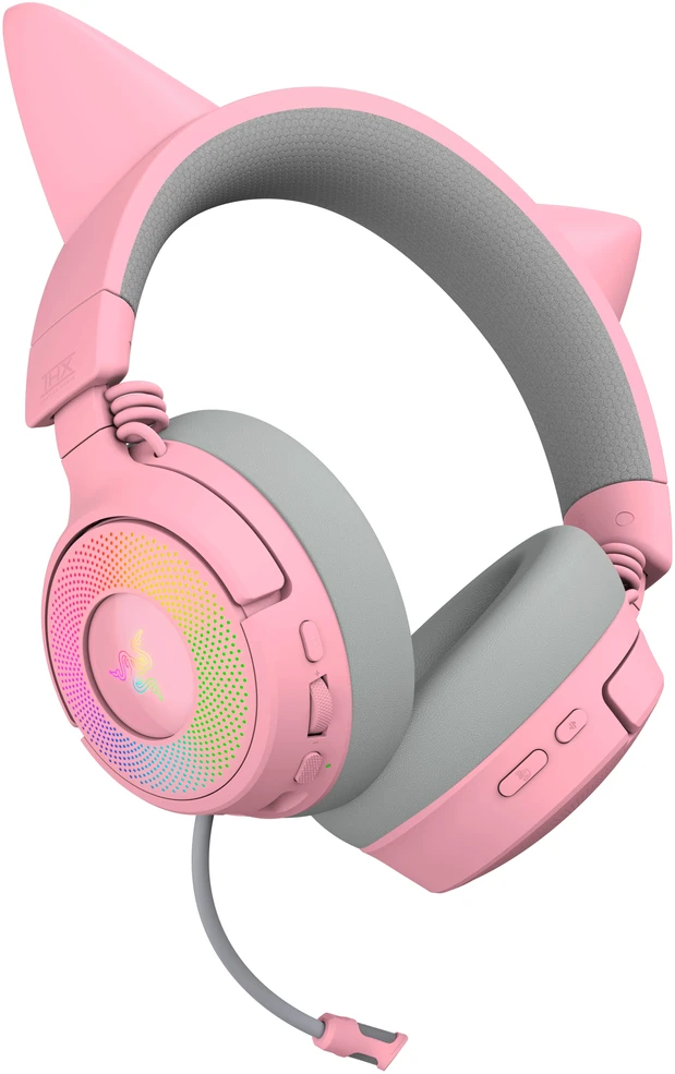 Razer | Ausinės | Kraken Kitty V3 Pro | Bluetooth | Over-Ear | Quartz