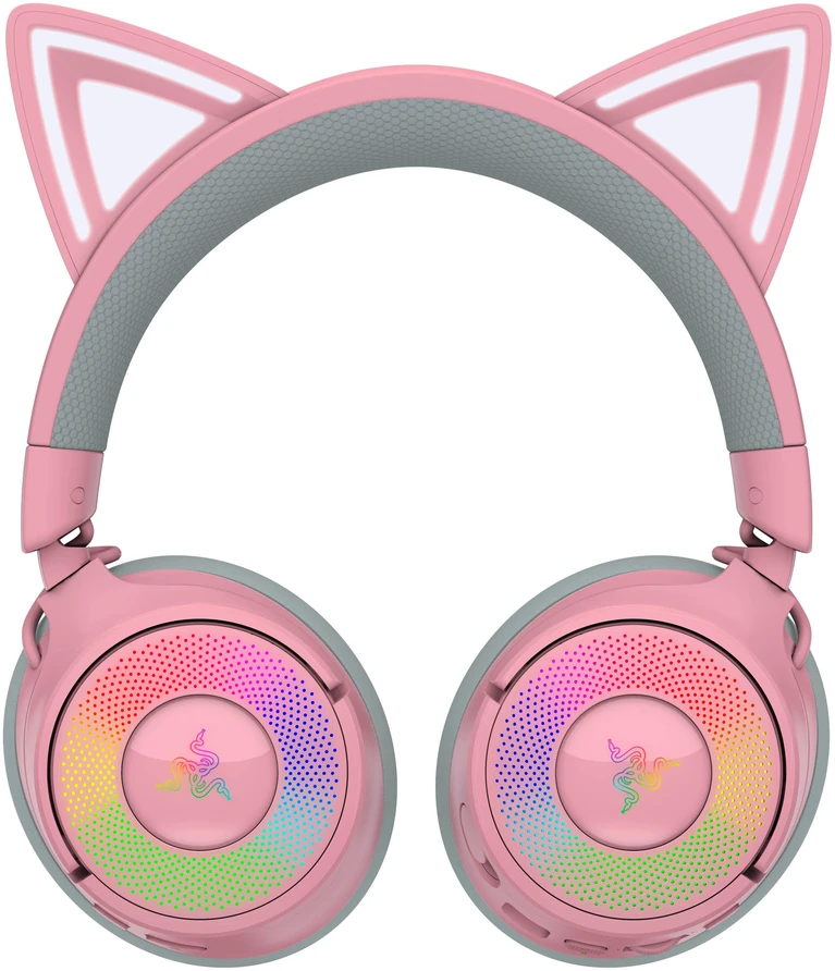 Razer | Ausinės | Kraken Kitty V3 Pro | Bluetooth | Over-Ear | Quartz