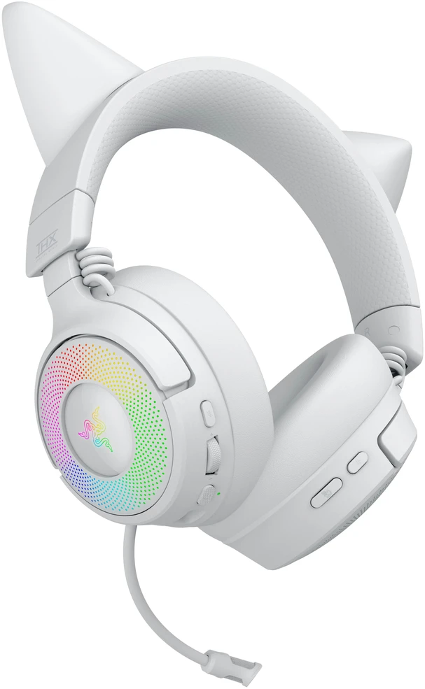 Razer | Ausinės | Kraken Kitty V3 Pro | Bluetooth | Over-Ear | Baltas