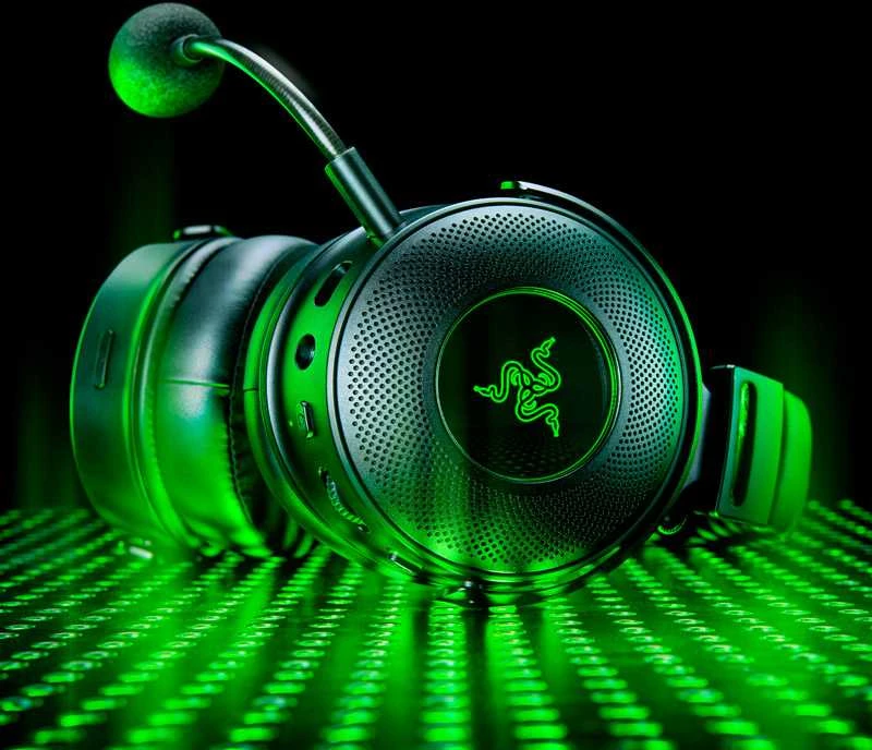 Belaidės Žaidimų ausinės Razer Kraken V3 Pro, Juodos