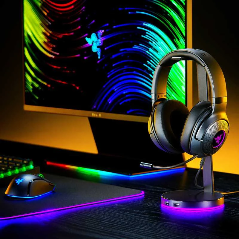 Razer Kraken V3 X žaidimų ausinės su laidu, USB Type-A Juodos