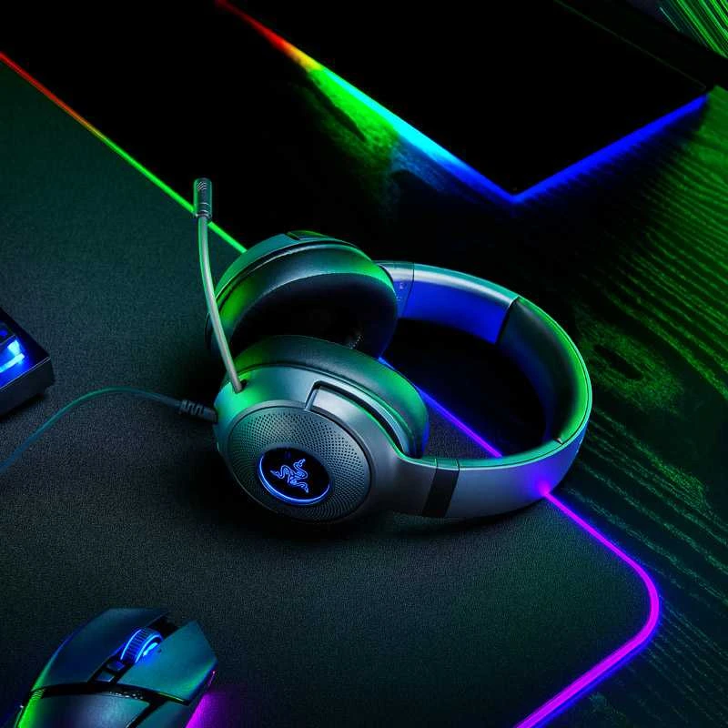 Razer Kraken V3 X žaidimų ausinės su laidu, USB Type-A Juodos