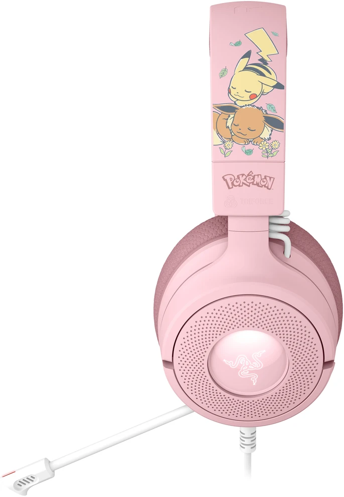 Razer Kraken V4 X Pokémon Edition Ausinės Žaidimams, USB-C, 40 mm - Pikachu/Eevee
