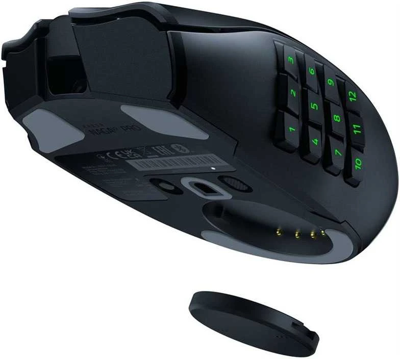 Razer | Naga V2 Pro | Pelė žaidimams | Wireless | 2.4GHz, Bluetooth | Juodas | Yes