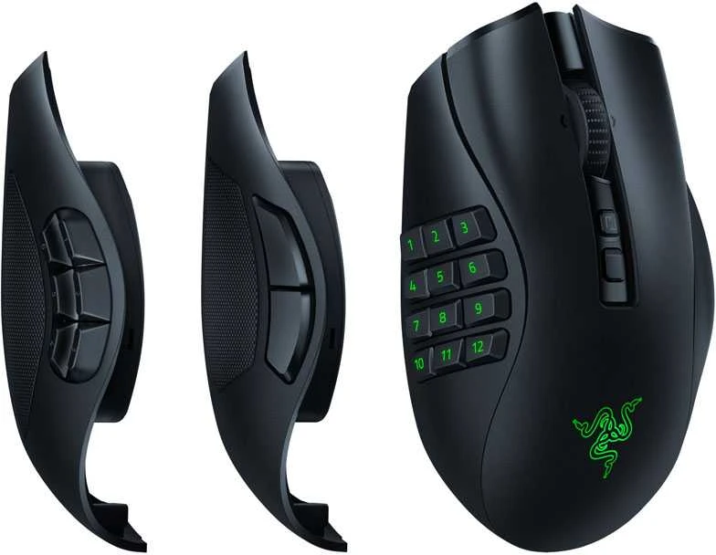 Razer | Naga V2 Pro | Pelė žaidimams | Wireless | 2.4GHz, Bluetooth | Juodas | Yes