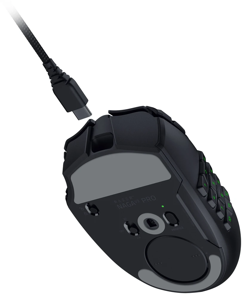 Razer Naga V3 Pro | Pelė žaidimams | Bluetooth | Juodas