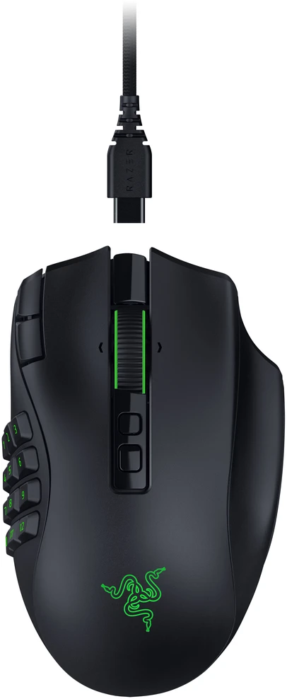Razer Naga V3 Pro | Pelė žaidimams | Bluetooth | Juodas
