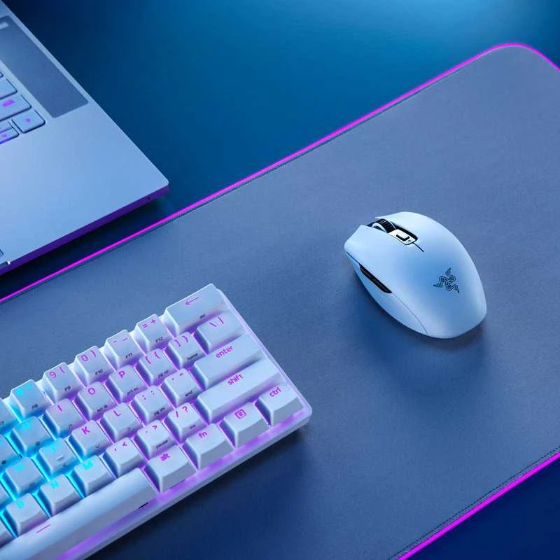 Ultra-Lengva Belaidė Žaidimų Pelė Razer Orochi V2, Balta