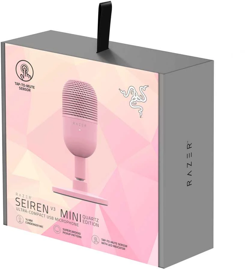 Razer | Srautinio perdavimo mikrofonas | Seiren V3 Mini | Kvarcas