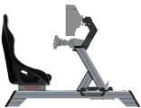 Fotel Res-Tech RES-TECH Smart Cockpit + GT Seat Bundle - juoda