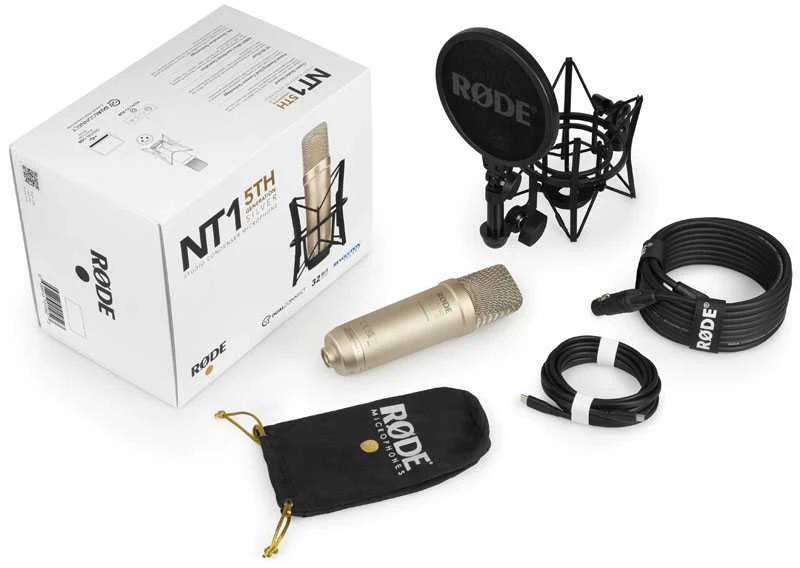 Rode mikrofonas NT1 5th Generation, sidabrinis (NT1GEN5)