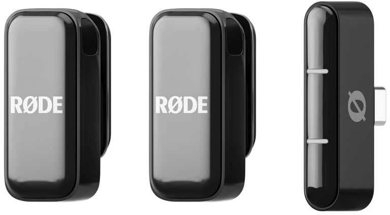 „Rode Wireless Micro“ („Lightning“, „Baltas“)