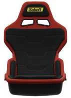 Sabelt Sim Racing Sabelt SRP-1 Simracing-Sitz, Glasfaser-Schale, Formel-Design, gepolstert - racing juodas