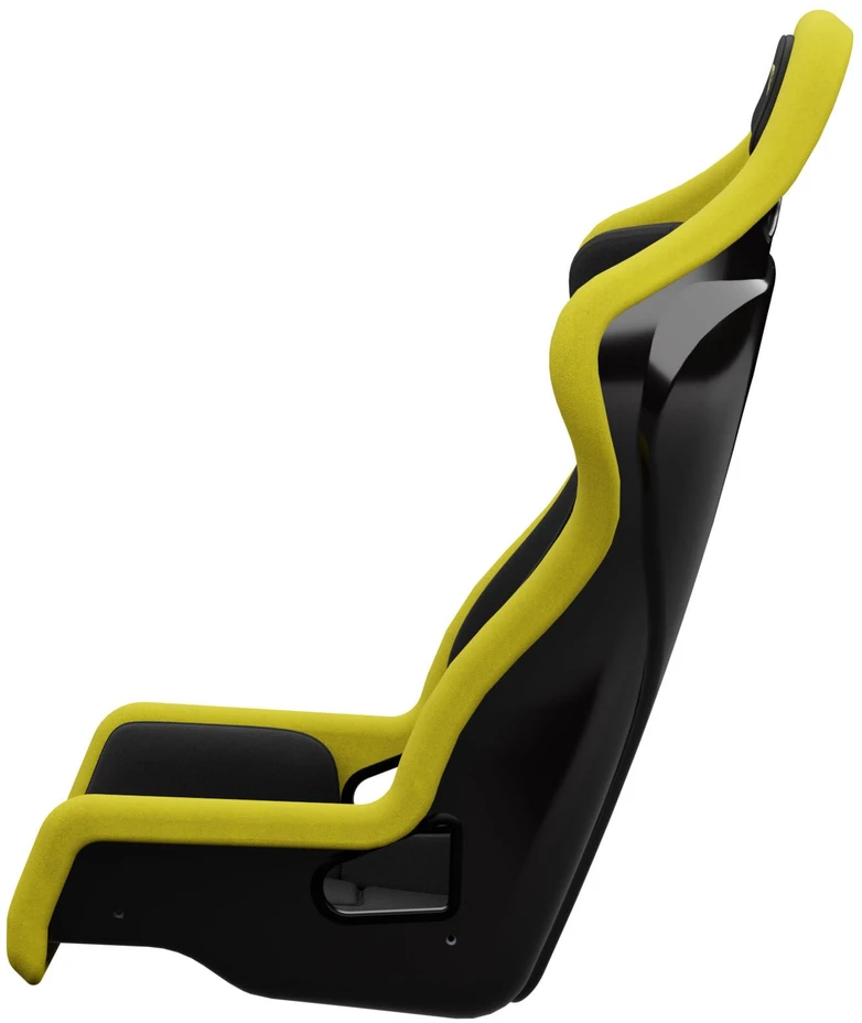 X Rocker Sabelt SRS-1 Fotel simracingowy Korpus su włókna szklanego wyściełany - racing juodas