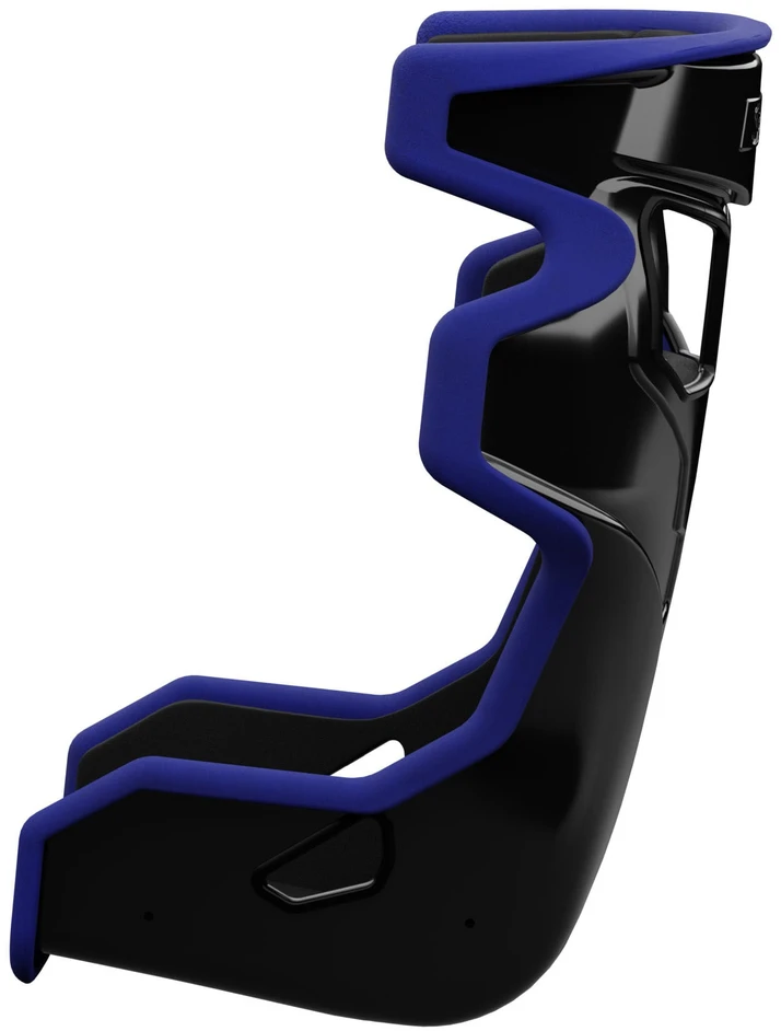 X Rocker Sabelt SRX-1 Fotel wyścigowy Simracing, Korpus su włókna szklanego, wyściełany - royal juodas