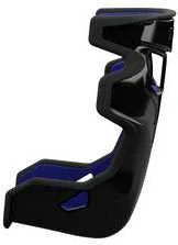Sabelt Sim Racing Sabelt SRX-1 Simracing-Rennsitz, Glasfaser-Schale, gepolstert - royal mėlynas
