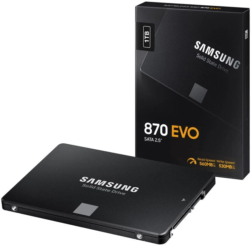 Kietasis vidinis diskas Samsung SSD 870 EVO SATA III 2.5 col., 1 TB, MZ-77E1T0B/EU