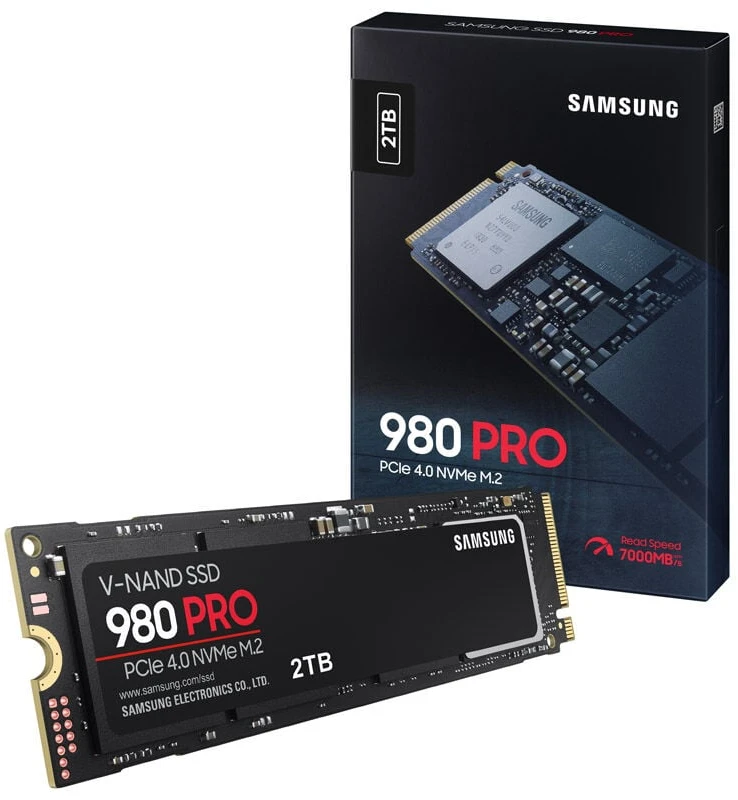 Vidinis kietasis diskas SAMSUNG 980 PRO SSD 2TB M.2 NVMe PCIe 4.0/MZ-V8P2T0BW