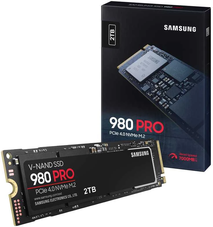 Vidinis kietasis diskas SAMSUNG 980 PRO SSD 2TB M.2 NVMe PCIe 4.0