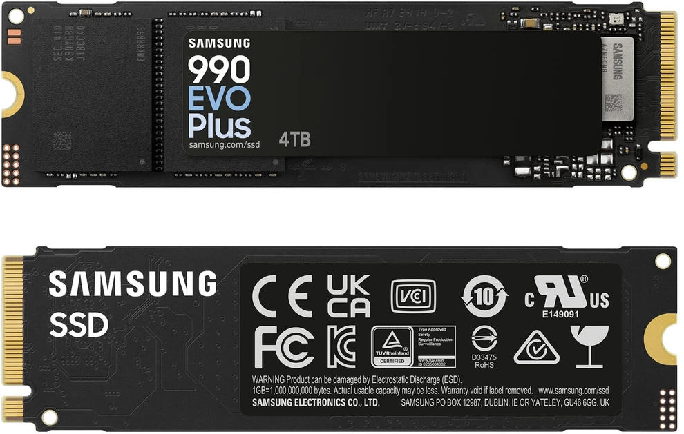 SAMSUNG SSD 990 EVO Plus 4TB M.2 NVMe PCIe