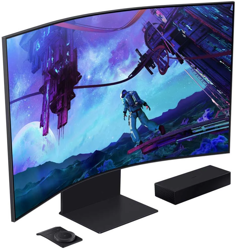 Monitorius Samsung Odyssey Ark G9 G97NC- 55" | VA lenktas | 4K | Mini LED | 165Hz | HDR10+