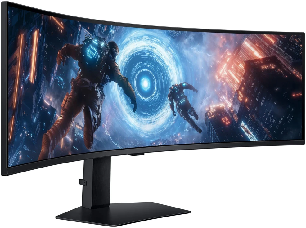 Monitorius Samsung | LS49FG910EUXEN | 49 " | VA | DQHD | 32:9 | 144 Hz | 1 ms | 5120 x 1440 pikselių | 350 cd/m² | HDMI jungtys quantity 2 | Juodas